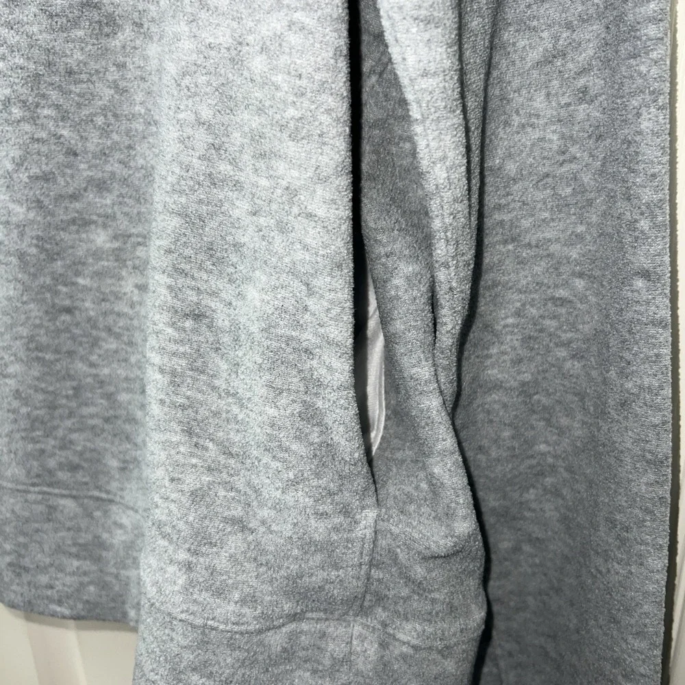 Lululemon Gray‎ Cowl Neck Pullover Sweatshirt Women's 12 Ribbon Drawcord  F7